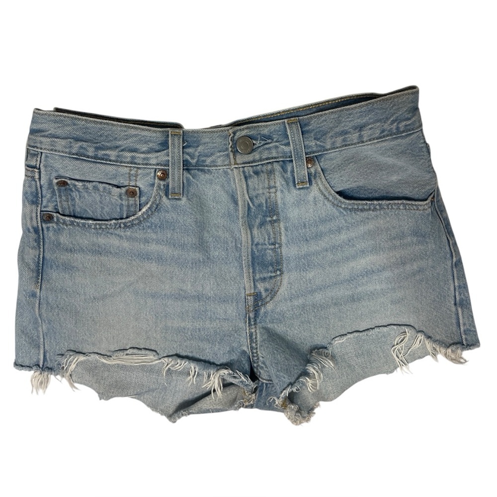 Levi’s 501 Cut Off Denim Jean Shorts Summer Staple Women’s 27